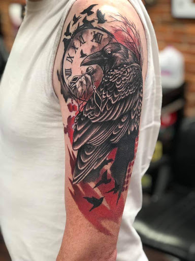 Explore canadian tattoo ideas, creative tattoo ideas in Dubuque, available at The Crows Nest