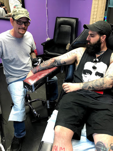 Explore skull cover up tattoo ideas, creative tattoo ideas in Clearwater, available at Kill em All Tattoo, LLC