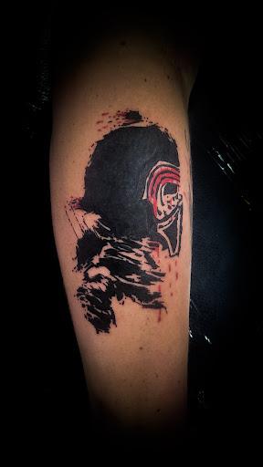 Explore music tattoo ideas, creative tattoo ideas in Fort Worth, available at The Bearded Moon Tattoo Studio
