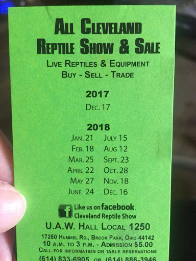 Reptile Store «Cleveland Reptile Show», reviews and photos, 17250 Hummel Rd, Brook Park, OH 44142, USA