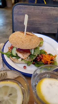 Hamburger végétarien du Restaurant diététique Positive Café à Versailles - n°16