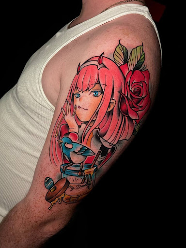 Explore small colourful tattoo ideas, creative tattoo ideas in Miami, available at Inkaholik Tattoos Kendall