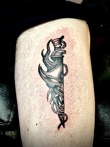 Explore willy wonka tattoo ideas, creative tattoo ideas in Wilmington, available at Wilmington Tattoo & Piercing