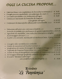 Menu du Ristorante La Panoramica à Nervesa della Battaglia