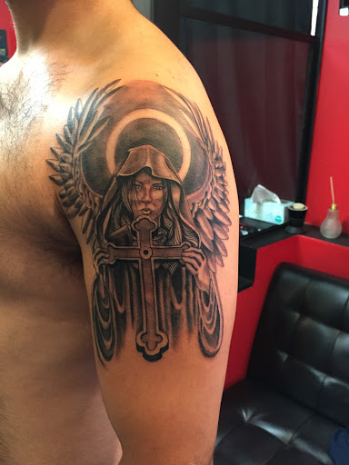 Explore nautical tattoo sleeve ideas, creative tattoo ideas in Lexington, available at LexInk Tattoo