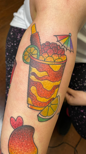 Explore elephant thigh tattoo ideas, creative tattoo ideas in Modesto, available at Inkwell Tattoo