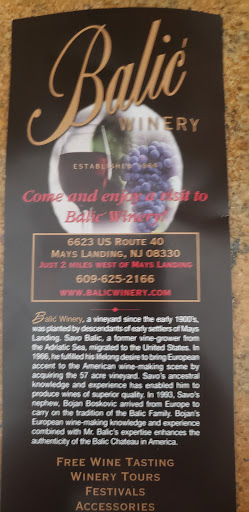Winery «Balic Winery», reviews and photos, 6623 Harding Hwy, Mays Landing, NJ 08330, USA
