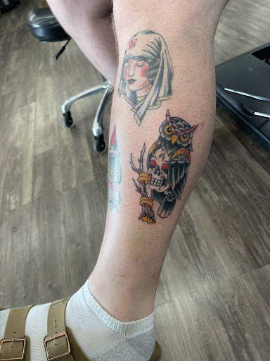 Explore playing card tattoo ideas, creative tattoo ideas in Eau Claire, available at Gold Snake Tattoo