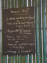 Restaurant La Vigne Haute à Castelfranc menu