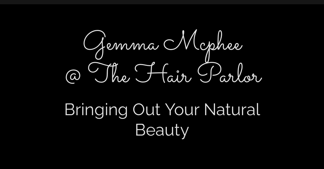 Gemma Mcphee Hair Artist