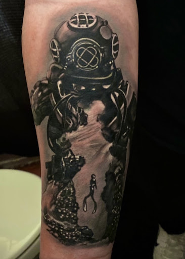 Explore tattoo space filler ideas, creative tattoo ideas in Honolulu, available at Aloha Tattoo Waikiki Hilton Hawaiian Village Rainbow Bazaar