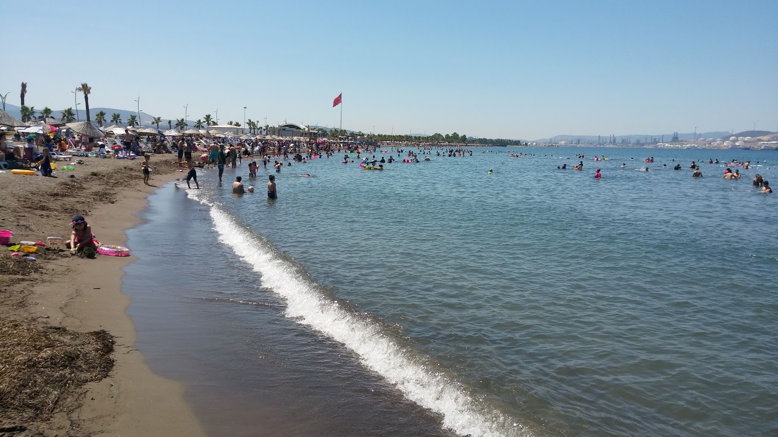 Fotografija Aliaga Agapark beach priljubljeno mesto med poznavalci sprostitve