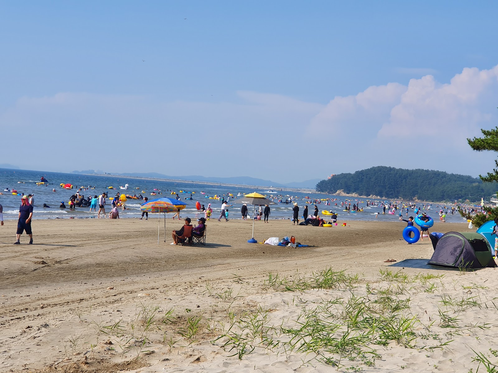 Foto van Chunjangdae Beach wilde omgeving