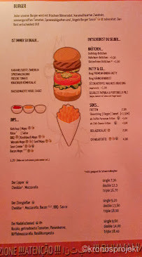 SCHRAEGER VOGEL burgerbraterei à Detmold carte