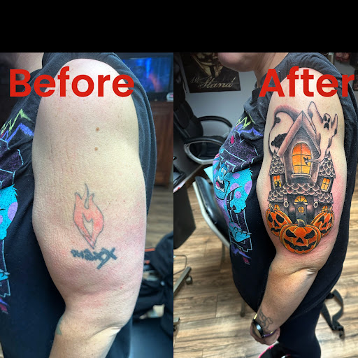 Explore jedi tattoo ideas, creative tattoo ideas in Hudson Falls, available at ALTERED ADDICTION TATTOOS