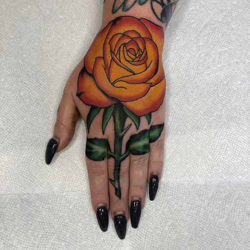 Explore west coast tattoo ideas, creative tattoo ideas in Buffalo, available at The Tilted Rose Tattoo