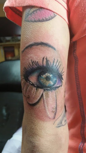 Explore tattoo ideas for men leg, creative tattoo ideas in Arlington, available at The Chosen One Ink