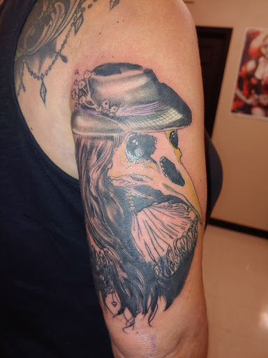 Explore small patchwork tattoo ideas, creative tattoo ideas in Kingsport, available at Ink-a-zoid Tattoos & Piercings