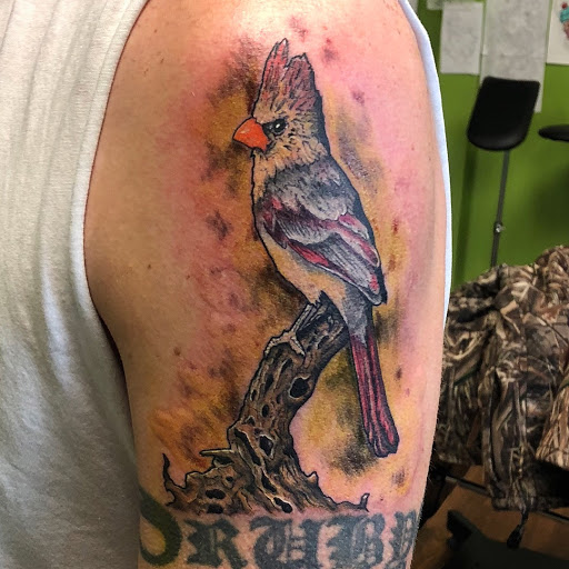 Explore tattoo ideas for shoulder woman, creative tattoo ideas in Springfield, available at Poke and a Rub art studio