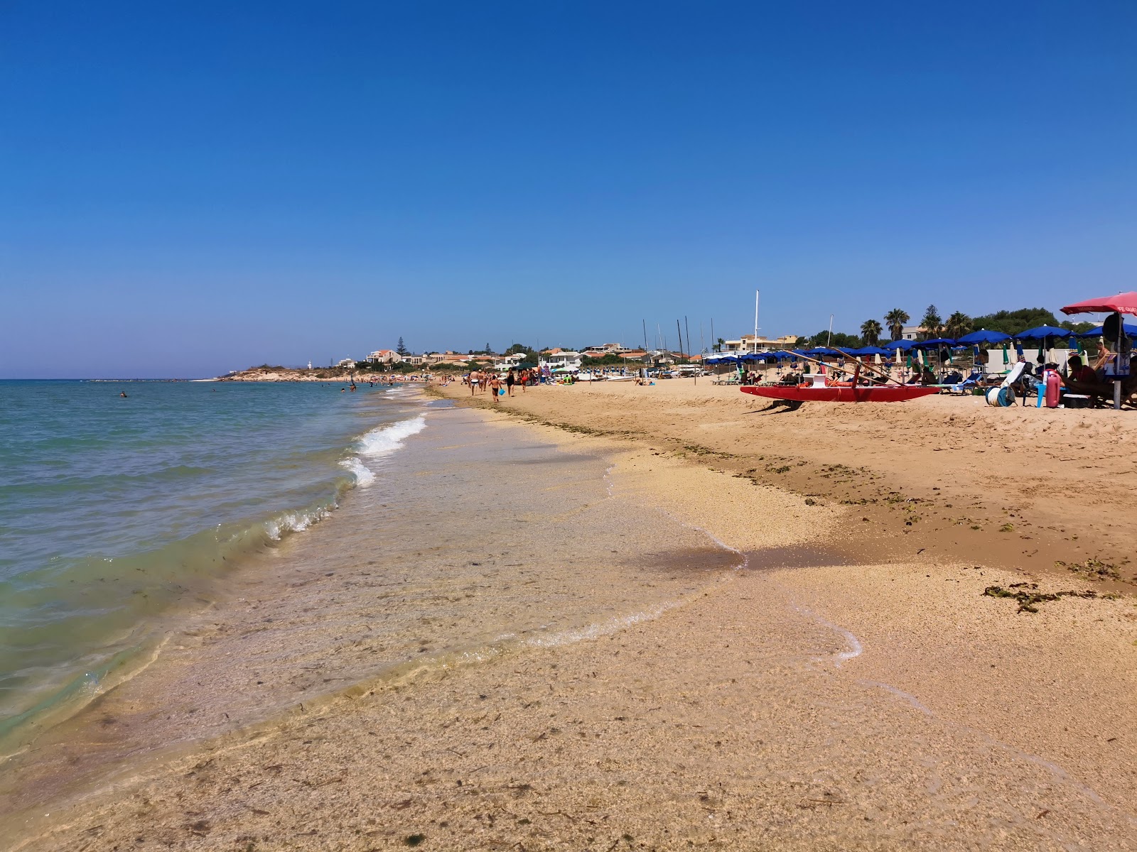 Spiaggia di Caucana'in fotoğrafı çok temiz temizlik seviyesi ile