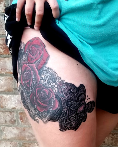 Explore tribal wrist tattoo ideas, creative tattoo ideas in Meridian, available at SK-Tattoo1