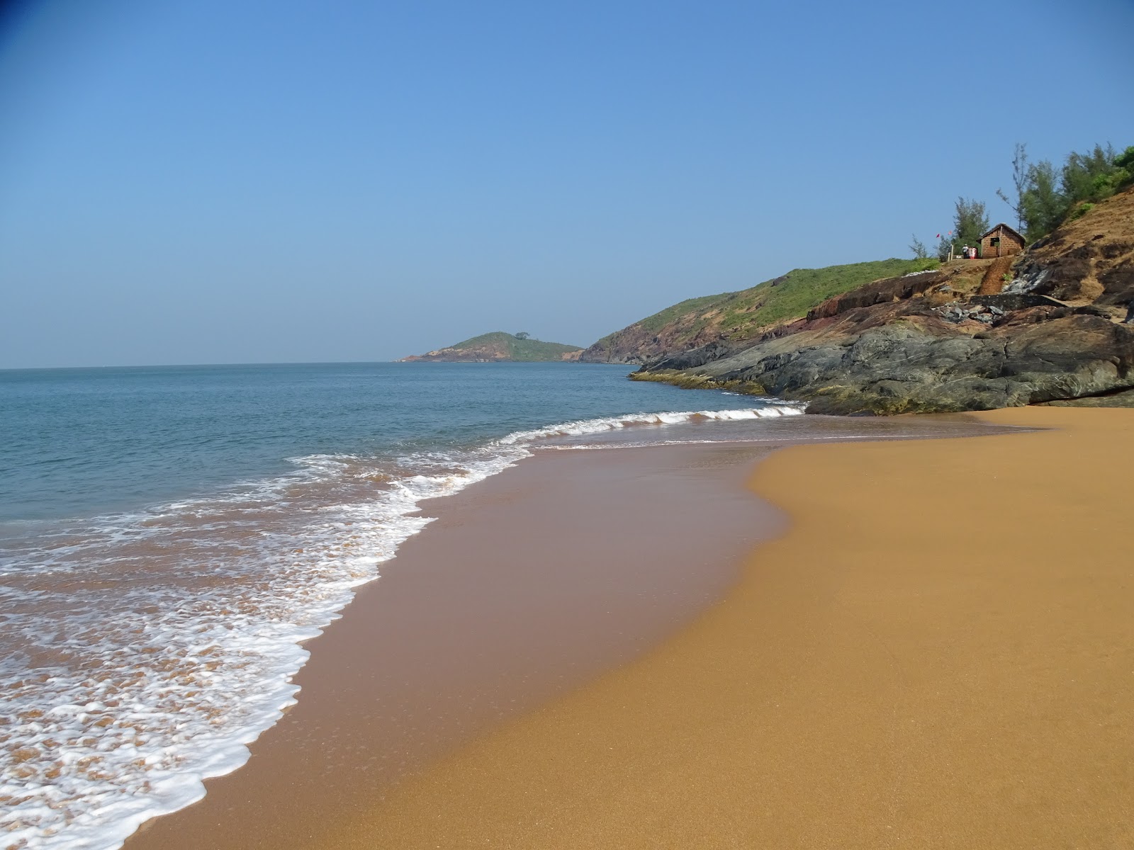 Photo de Nadibhag beach - endroit populaire parmi les connaisseurs de la détente