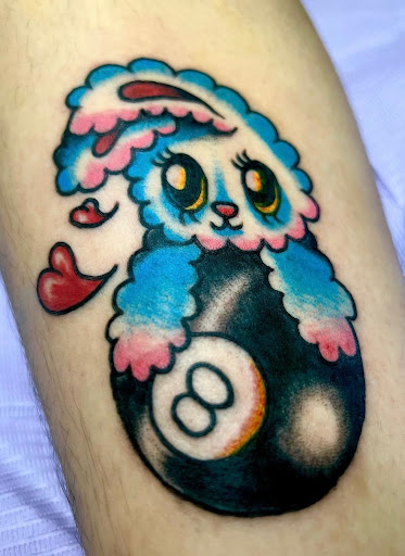 Explore corvette tattoo ideas, creative tattoo ideas in Ludlow, available at The Fat Cat Tattoo