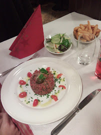 Steak tartare du Restaurant de spécialités alsaciennes Winstub Le Freiberg Restaurant Obernai - n°5