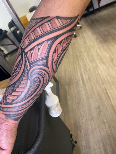 Explore mens half sleeve tattoo ideas, creative tattoo ideas in Kailua Kona, available at Packing Ink Tattoos