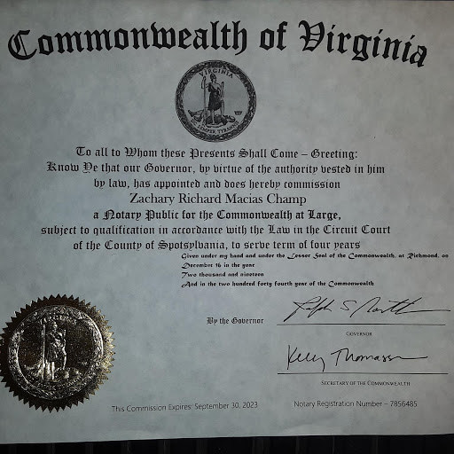 Mejor Notaría Zach Champ, Public Notary & Consultant