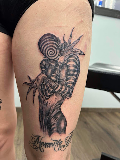 Explore u.s. army tattoo ideas, creative tattoo ideas in Wallace, available at Artistic Abyss Tattoo Collective