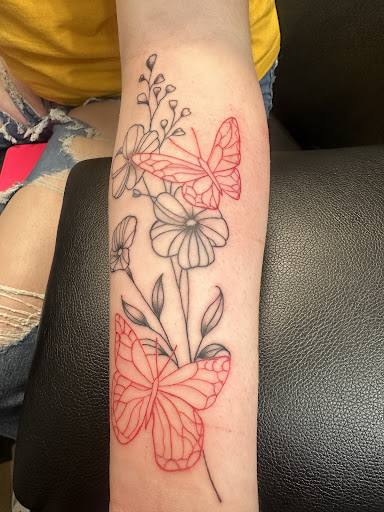 Explore gear tattoo ideas, creative tattoo ideas in Whitehall, available at Beachside Tattoos & Smoke Shop