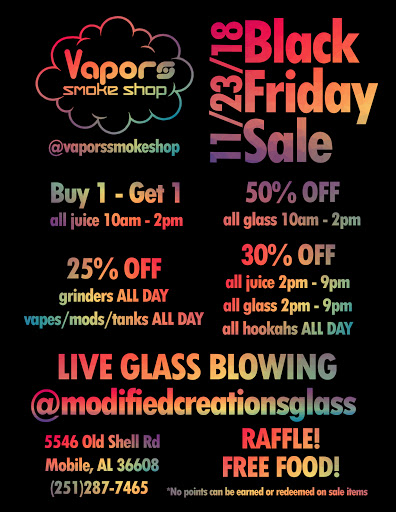 Vaporizer Store «Vapors smoke shop», reviews and photos, 5546 Old Shell Rd, Mobile, AL 36608, USA