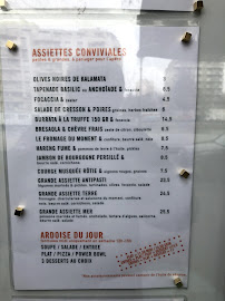 Café Odilon à Paris menu