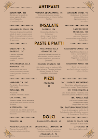 Menu / carte de POGGETTI - Pizzeria e Cucina Italiana à Bordeaux