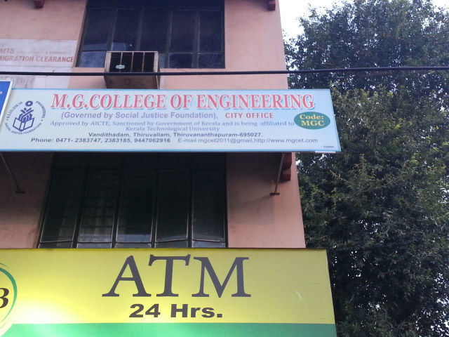M.G College Of Engineering City Office
