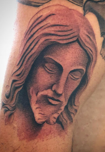 Explore matching father and son tattoo ideas, creative tattoo ideas in Modesto, available at Inkwell Tattoo