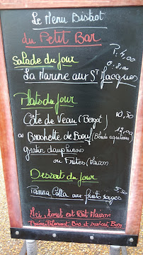 Menu / carte de Le Petit Bar à Bonneval