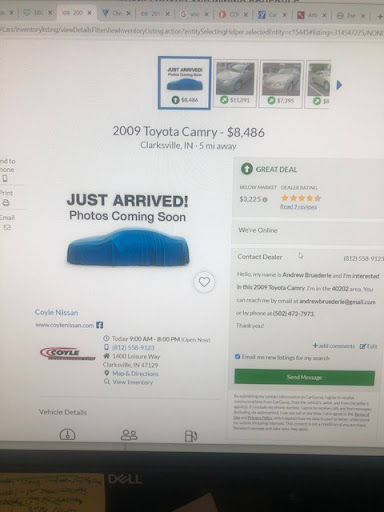 Nissan Dealer «Coyle Nissan», reviews and photos, 1400 Leisure Way, Clarksville, IN 47129, USA