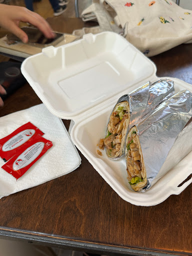 Chicken shawarma wrap