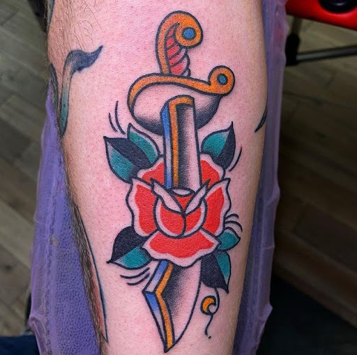 Explore mens family sleeve tattoo ideas, creative tattoo ideas in Charlottesville, available at Have Heart Tattoo