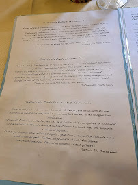 Trattoria alla Rivetta SAN MARCO à Venice menu