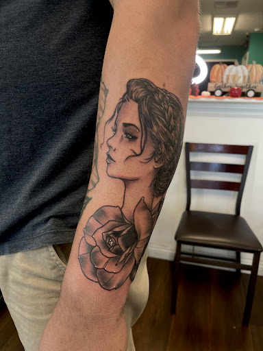 Explore virgo sign tattoo ideas, creative tattoo ideas in Apple Valley, available at Tried and True Tattoo Parlor