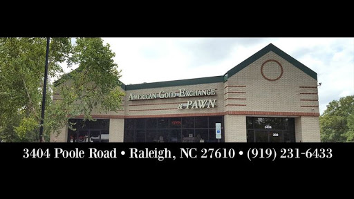 American Gold Exchange & Pawn, 3404 Poole Rd # 104, Raleigh, NC 27610, USA, 