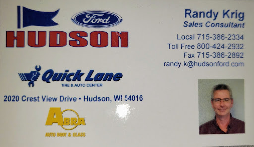 Ford Dealer «Hudson Ford», reviews and photos, 2020 Crest View Dr, Hudson, WI 54016, USA