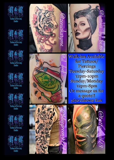Explore skull tattoo ideas for guys, creative tattoo ideas in El Paso, available at R&R tattoo and piercing studio