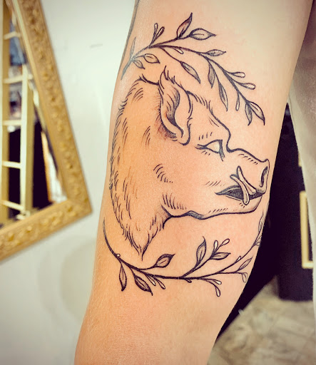 Explore sunscreen tattoo ideas, creative tattoo ideas in Yellow Springs, available at Yellow Springs INK Arts Collective