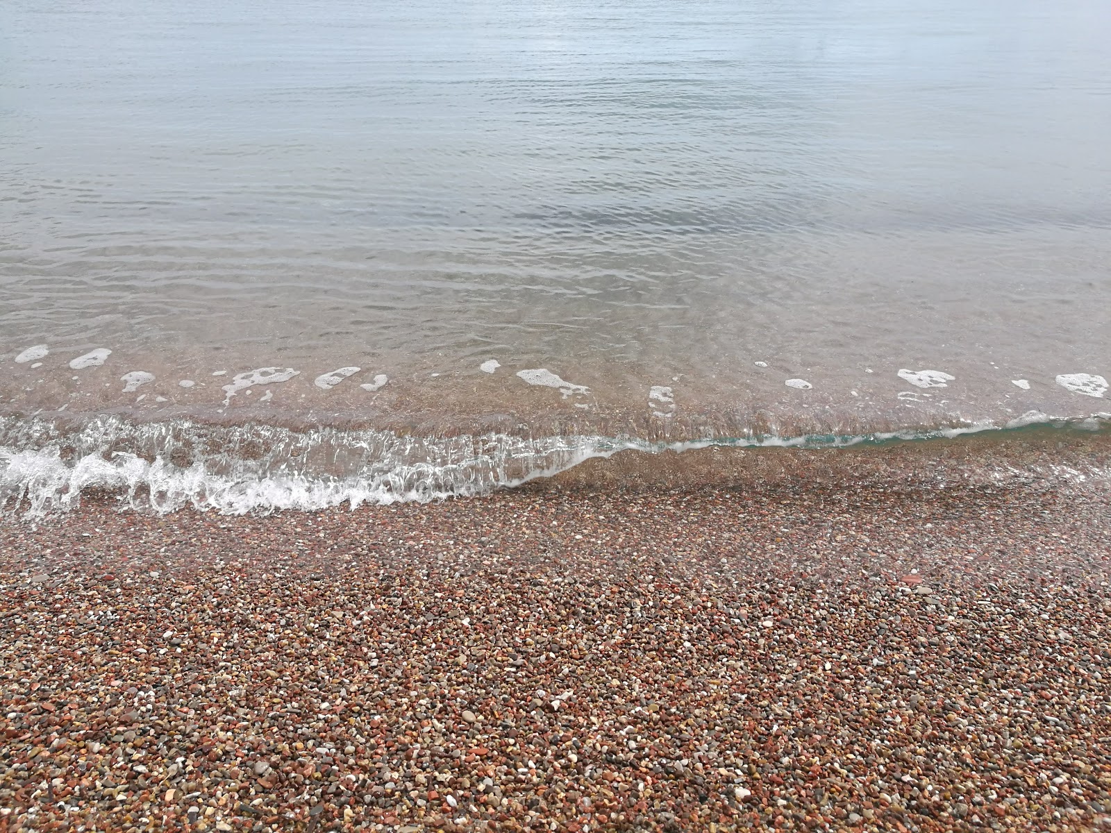 Foto von Petrovac beach und die siedlung