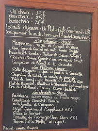 Restaurant français La Madeleine de Proust à Chaumont-sur-Loire - menu / carte
