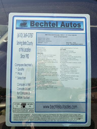 Used Car Dealer «Doug Bechtel Autos», reviews and photos, 1189 PA-100, Bechtelsville, PA 19505, USA